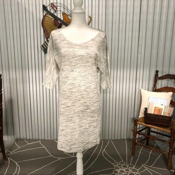 Synergy Organic Cream Shirt Dress Dolman Sleeves XS - Picture 3 of 12